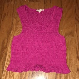 LA hearts crop top